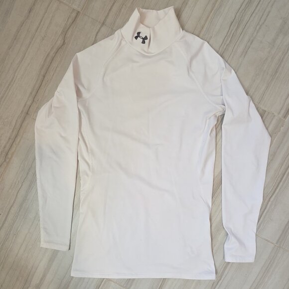 Under Armour ColdGear Fitted Mock Neck Long Sleeve Shirt - Picture 1 of 10